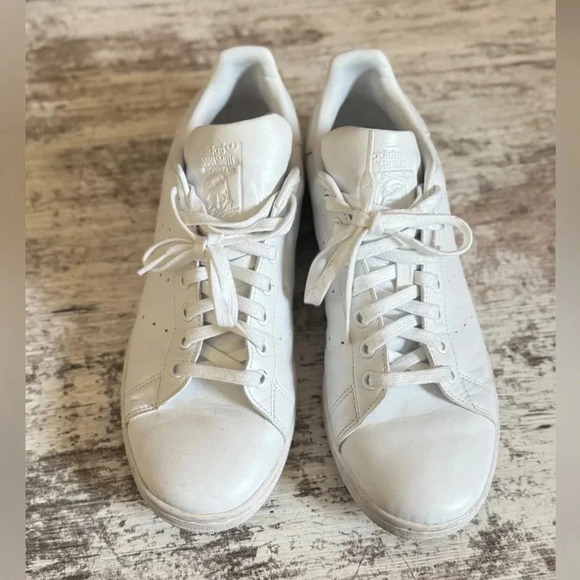 Adidas Stan Smith is white sneakers men’s size 9.5 - Picture 3 of 12
